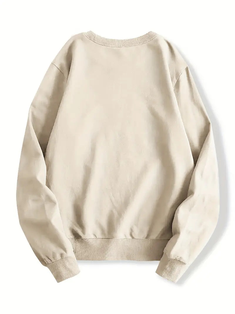 Women's Christmas Print Crew Neck Sweatshirt