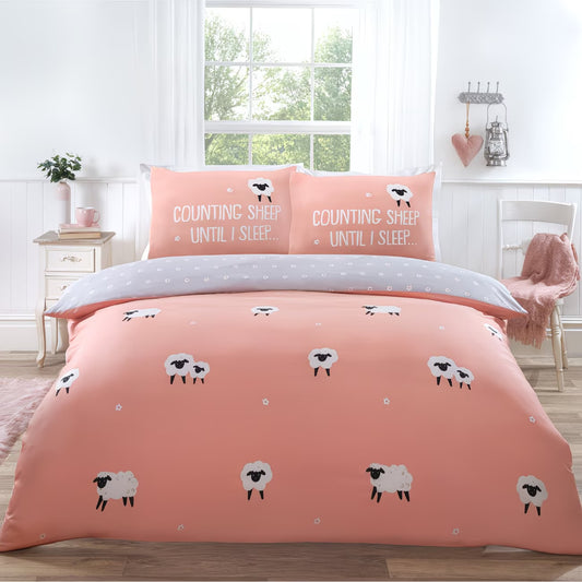 Counting Sheep 180 Thread Count Microfibre Duvet Cover Set