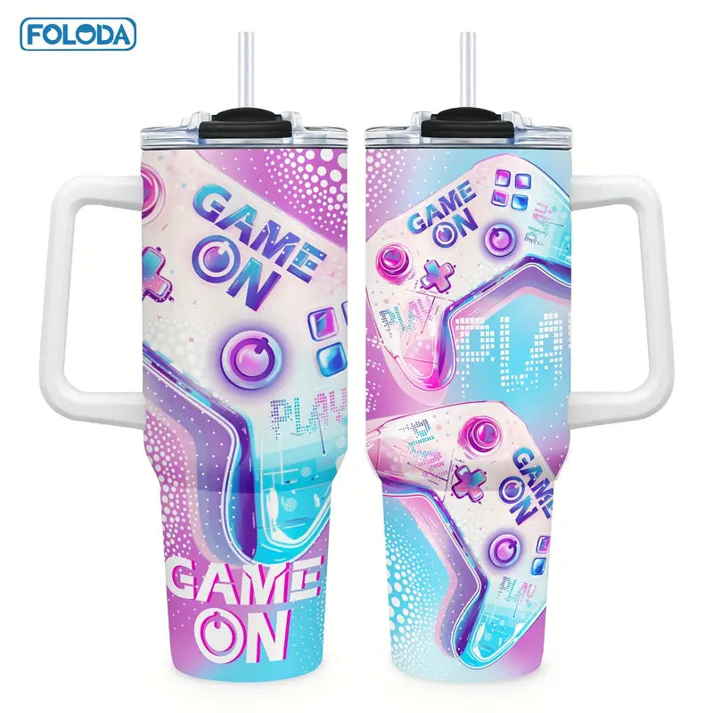 [Gamer-Themed] Foloda 40oz | Stainless Steel
