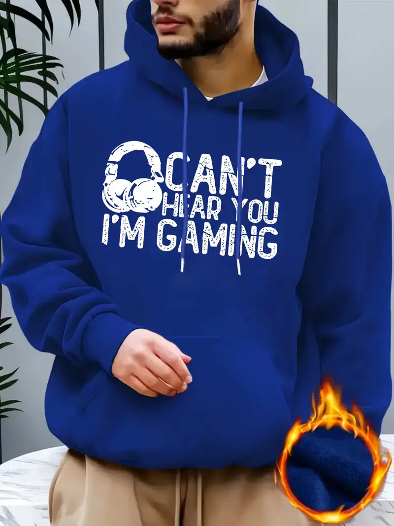 Men's New Personality Letter Print Casual Sweatshirt,