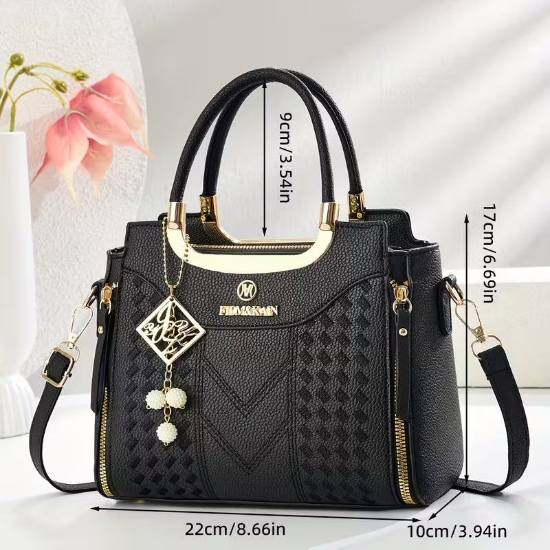 Women'S Elegant Handbag - Convertible Crossbody/Clutch Purse with Adjustable Strap
