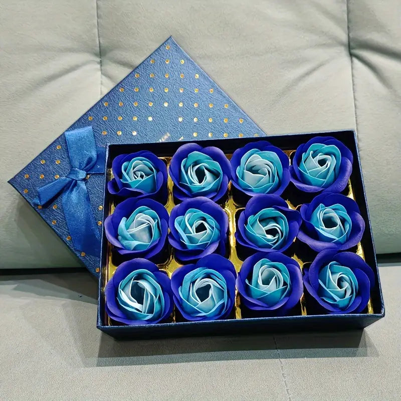 12pcs Elegant Soap Rose Gift Set