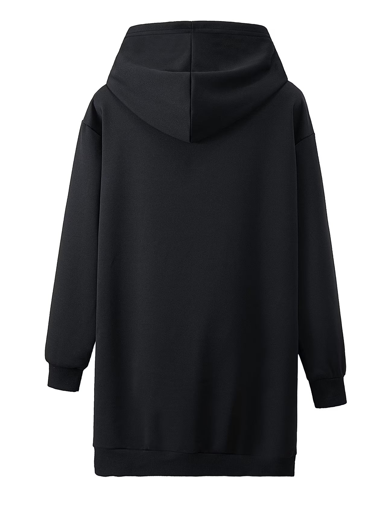 Lips & Diamonds Print Hooded Sweatshirt/Dress