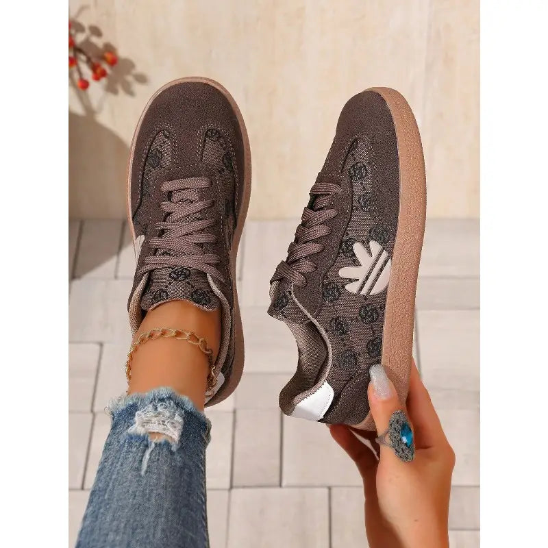 Women'S Slip-On/Lace-Up Colorblock Sneakers