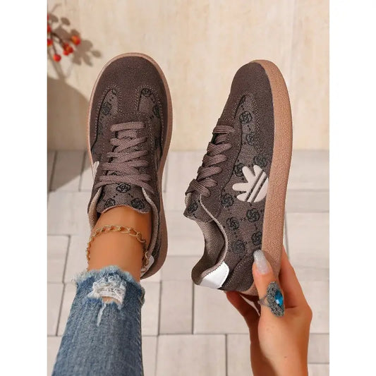 Women'S Slip-On/Lace-Up Colorblock Sneakers