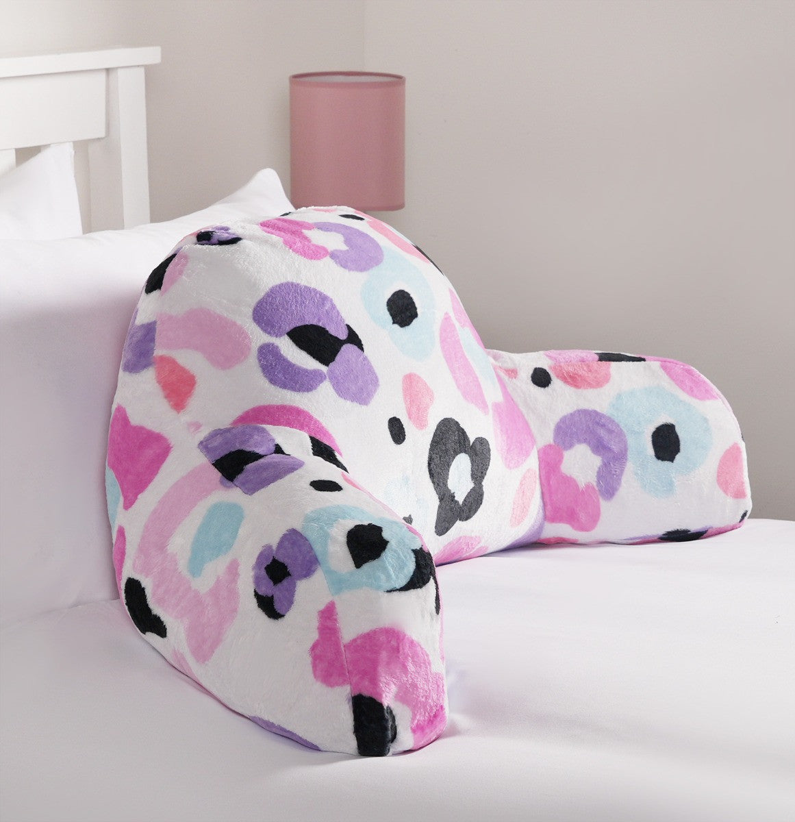 Leopard Fleece Cuddle Cushion
