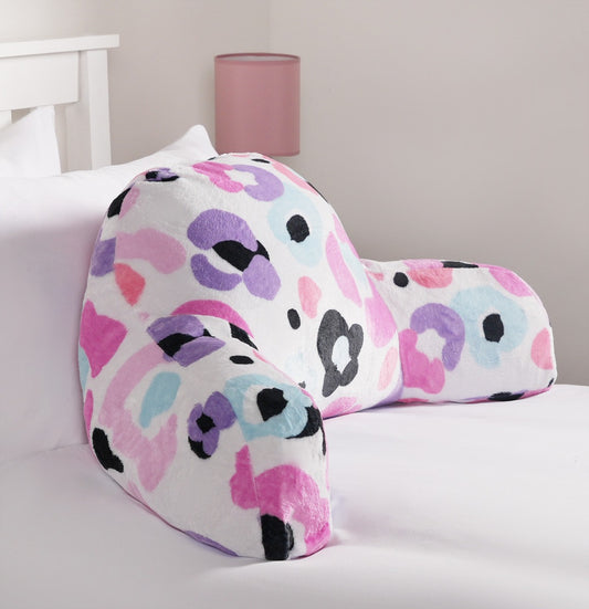 Leopard Fleece Cuddle Cushion