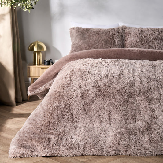 Fluffy Fleece Duvet Cover Set