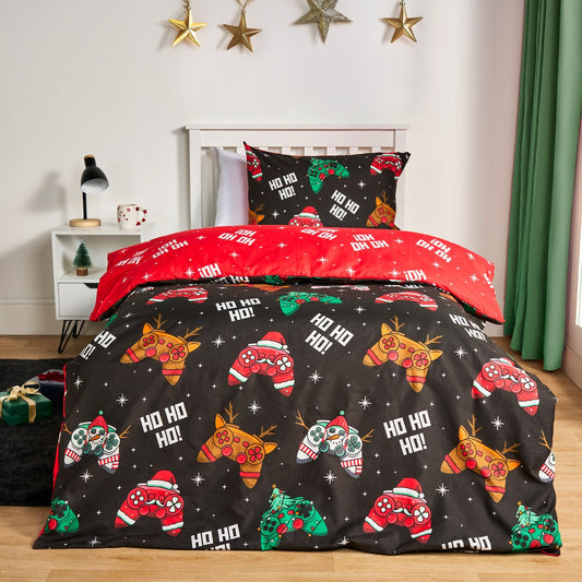 Christmas Gaming Duvet Cover Set