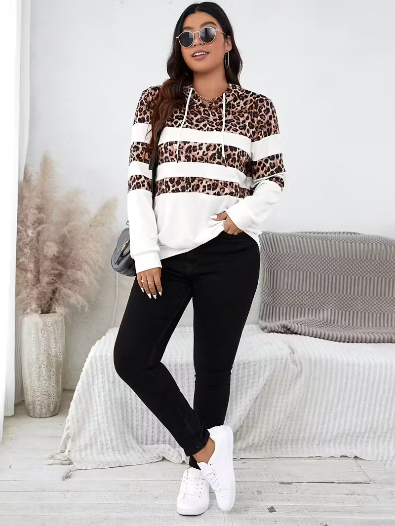 Leopard Print Hoodie