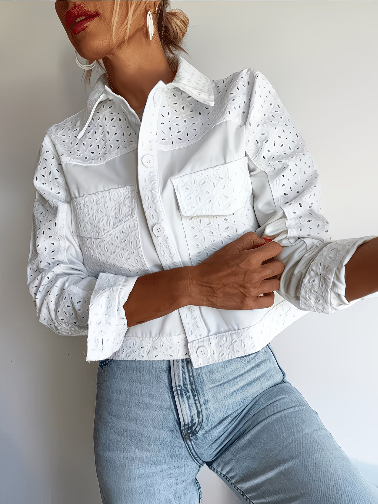 Lace Short Jacket – Women's Vintage-Inspired Style