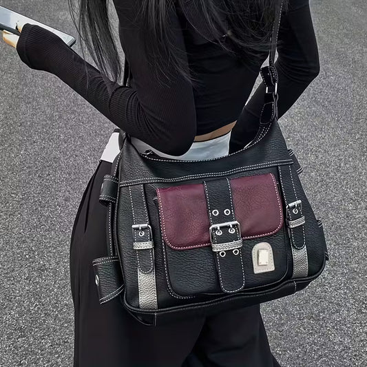 Women's Retro Urban Crossbody Tote Bag