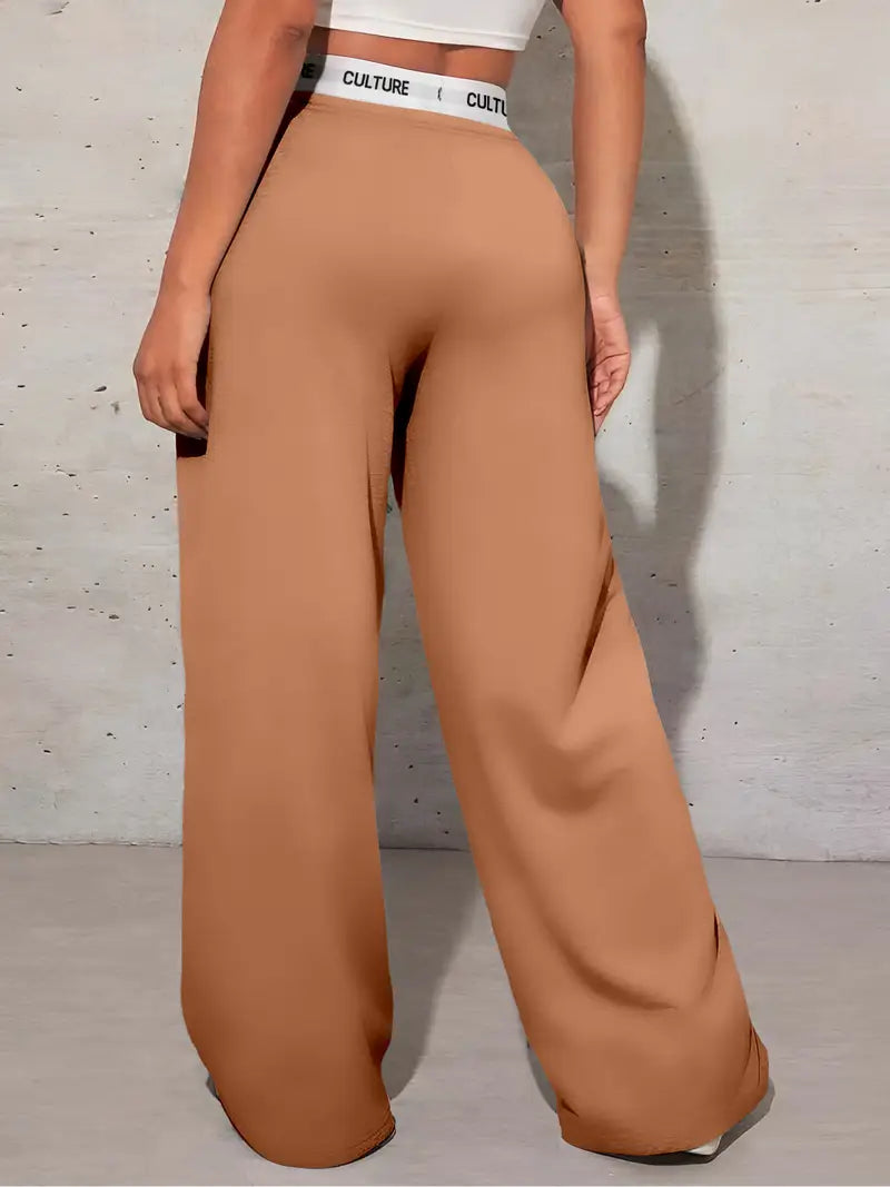 High-Waist Wide-Leg Pants