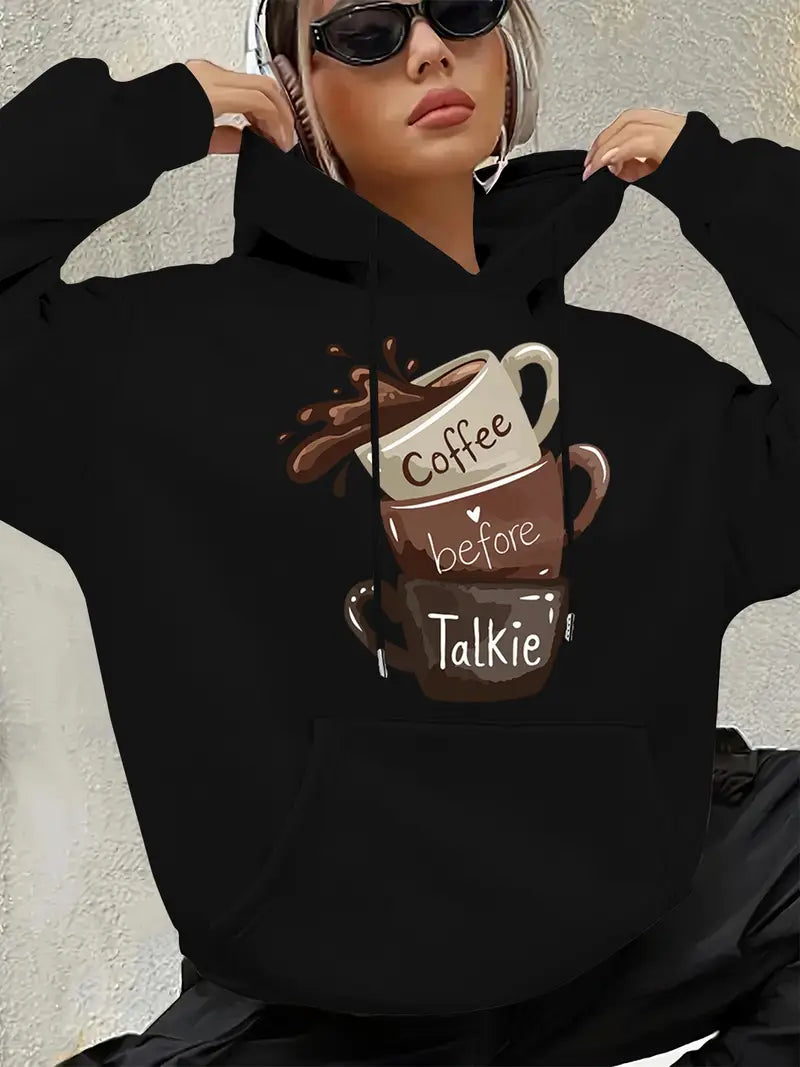Women's Funny Coffee Before Talkie Coffee Cup