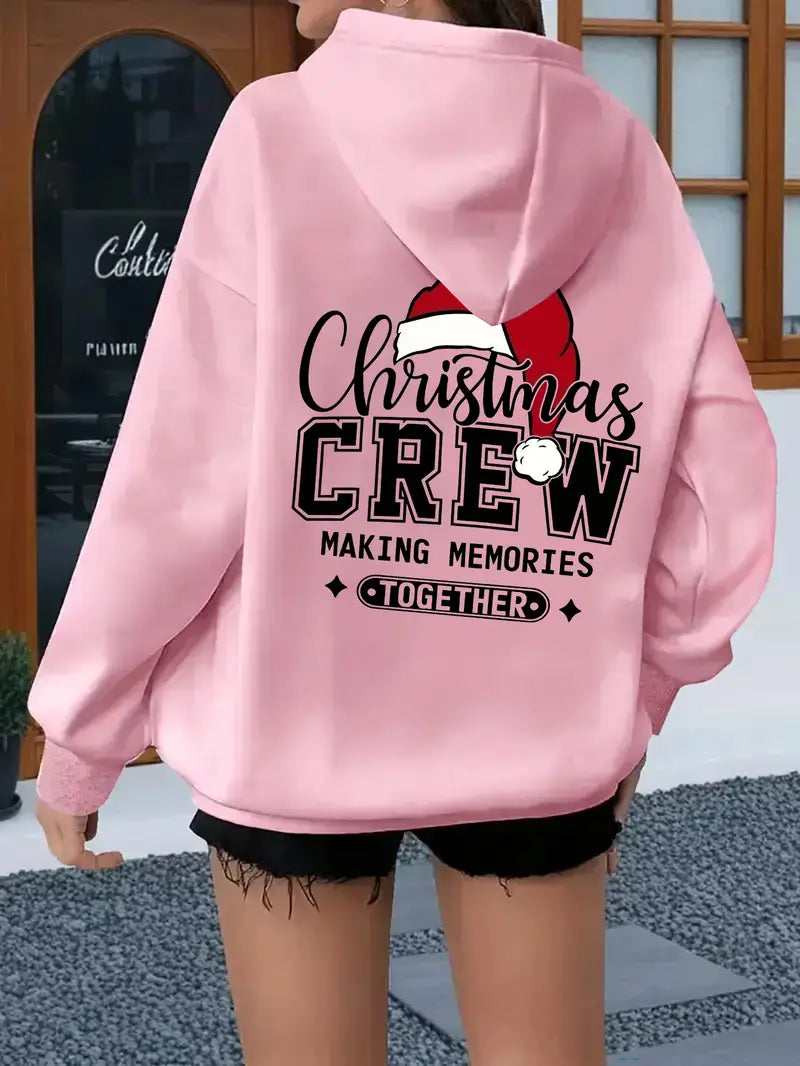 Women's Plus Size Oversized Christmas Hooded