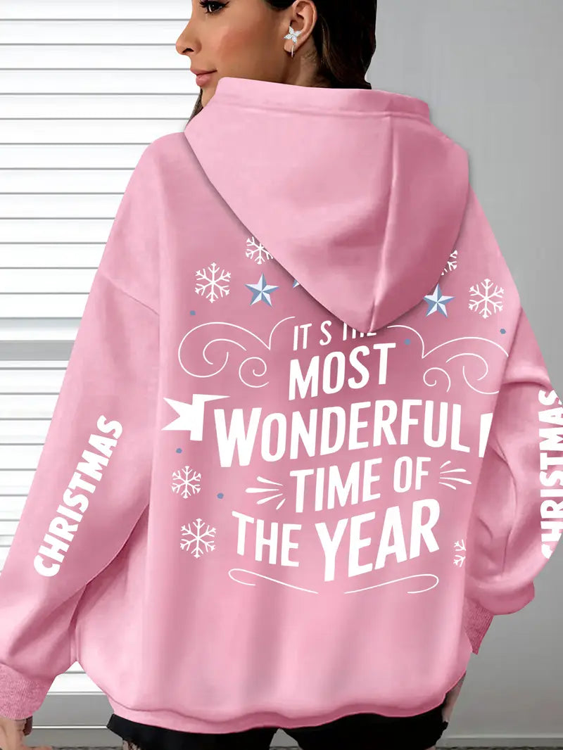 Women'S Plus Size Christmas Hoodie