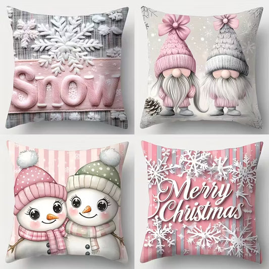 4pcs set, Christmas pillowcase,