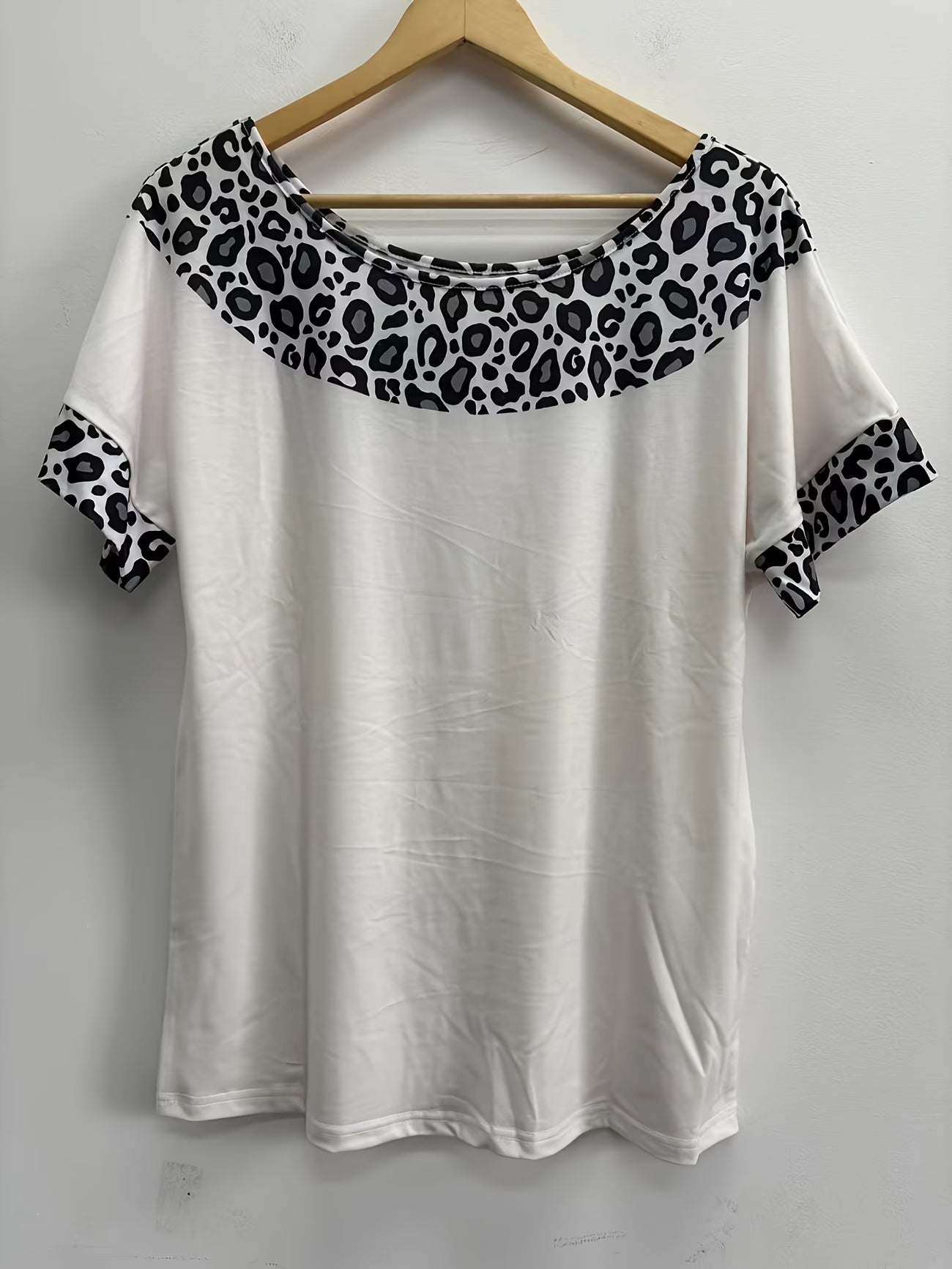 Leopard Print Casual Shorts Set