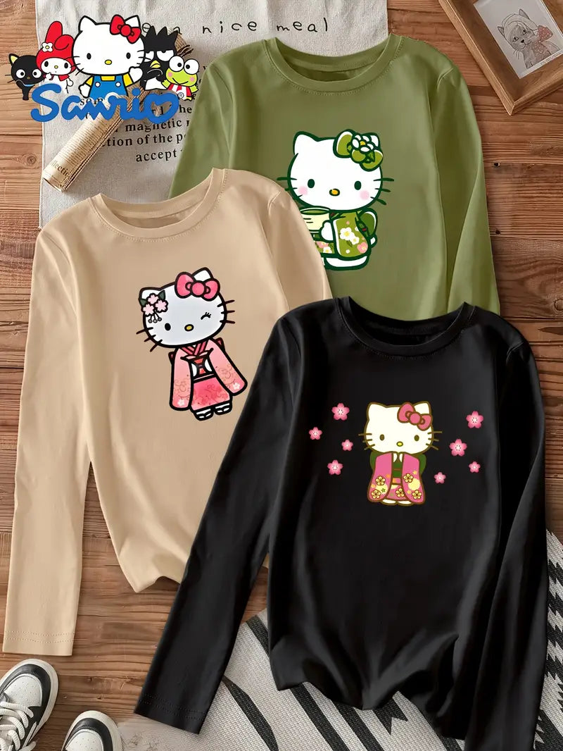 3pcs Set Combination of Sanrio Family for hello kitty