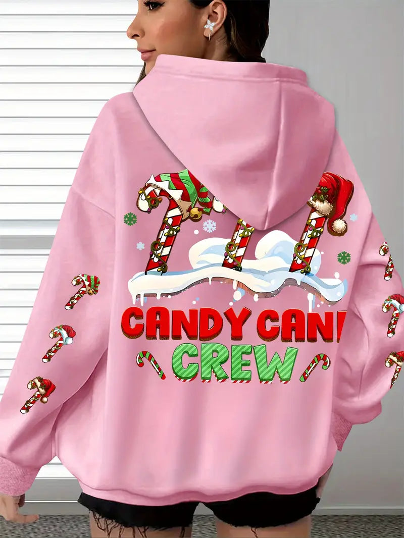 Women'S Plus Size Christmas Hoodie
