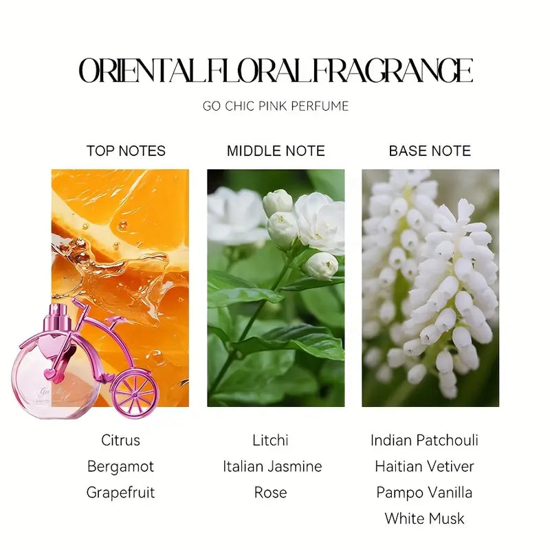 2pcs Elegant Bicycle-Shaped Perfume Bottles