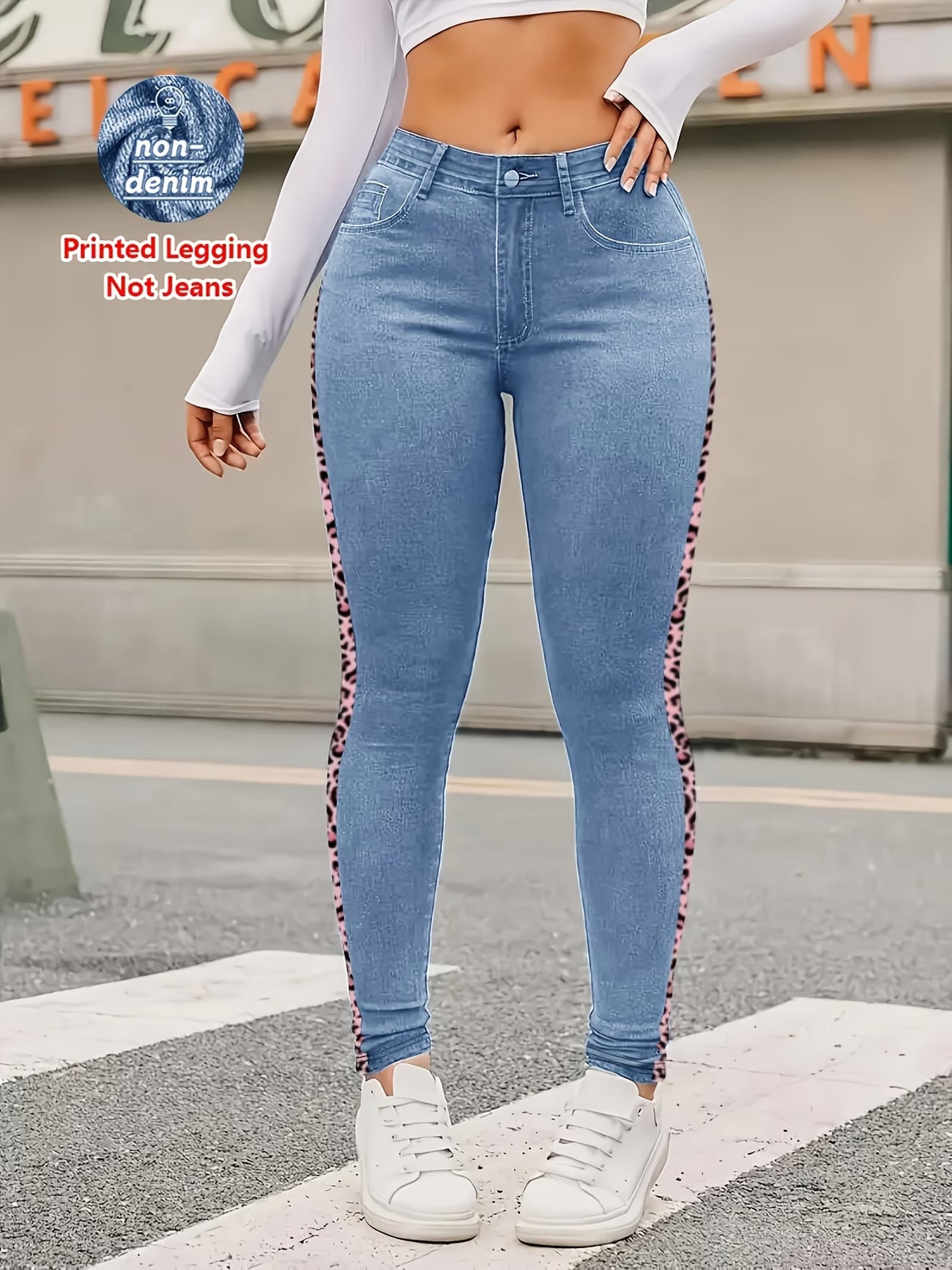 [Printed Pants - Not Denim Fabric]