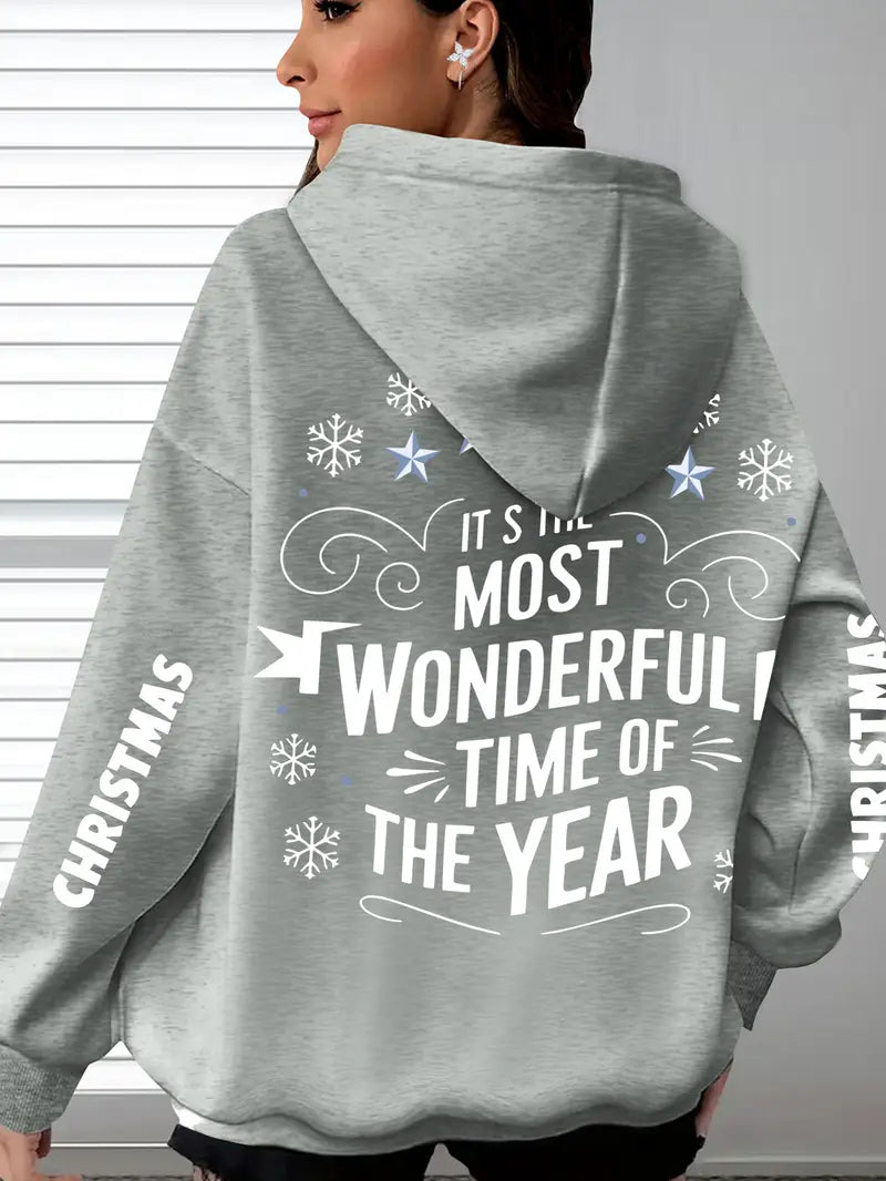 Women'S Plus Size Christmas Hoodie