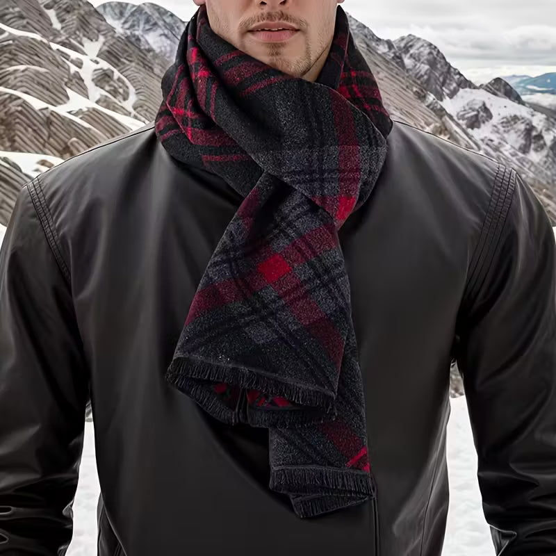Men's Winter Warm wool Scarf