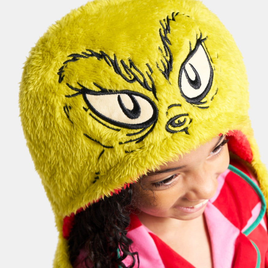 Grinch Hooded Throw - Green