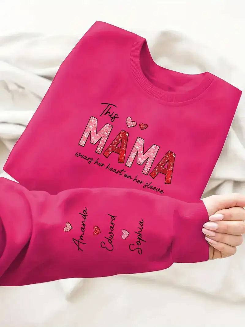 Women's "This Mama Loves Her s" Long Sleeve Sweatshirt