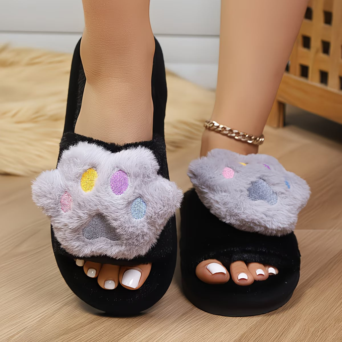 Valentine's Heart Slippers – Women's Spring & Autumn