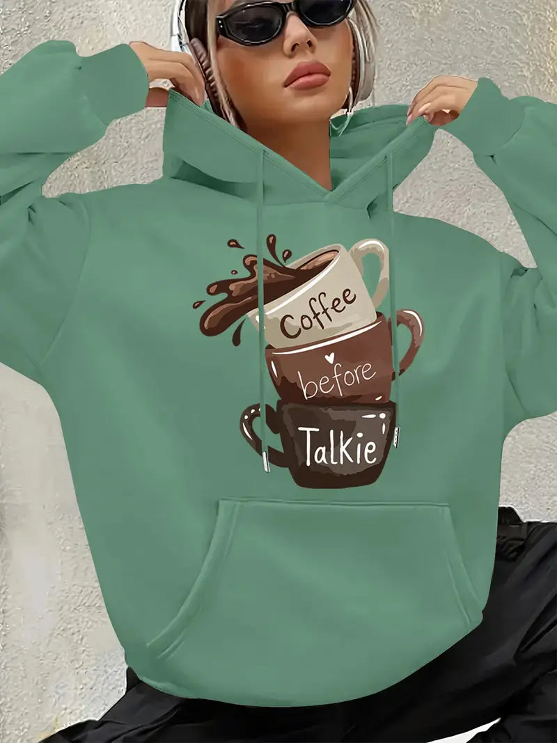 Women's Funny Coffee Before Talkie Coffee Cup