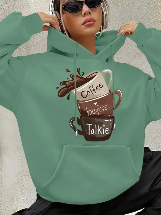 Women's Funny Coffee Before Talkie Coffee Cup