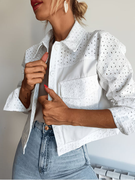 Lace Short Jacket – Women's Vintage-Inspired Style