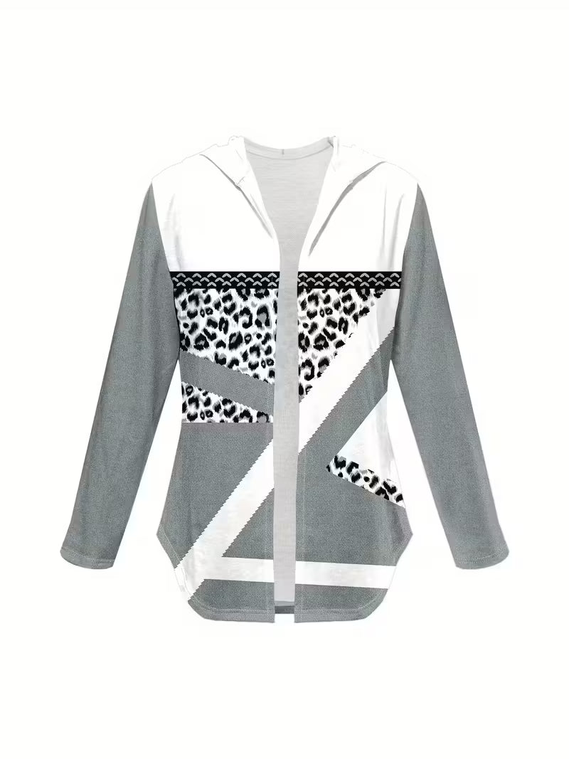 Stylish Gray Sweatshirt & Pants Set