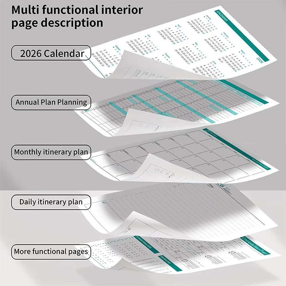 Leopard Print Cherry Cool 2026 Planner