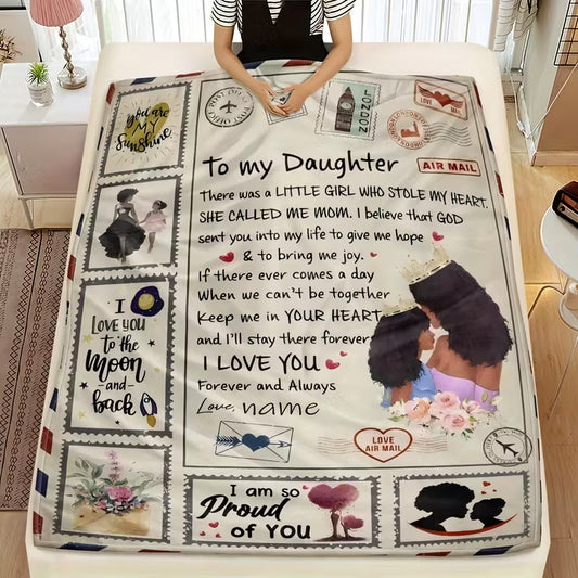 Personalized Flannel Blanket