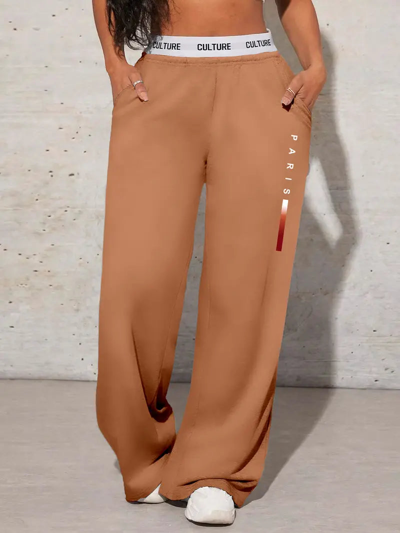 High-Waist Wide-Leg Pants
