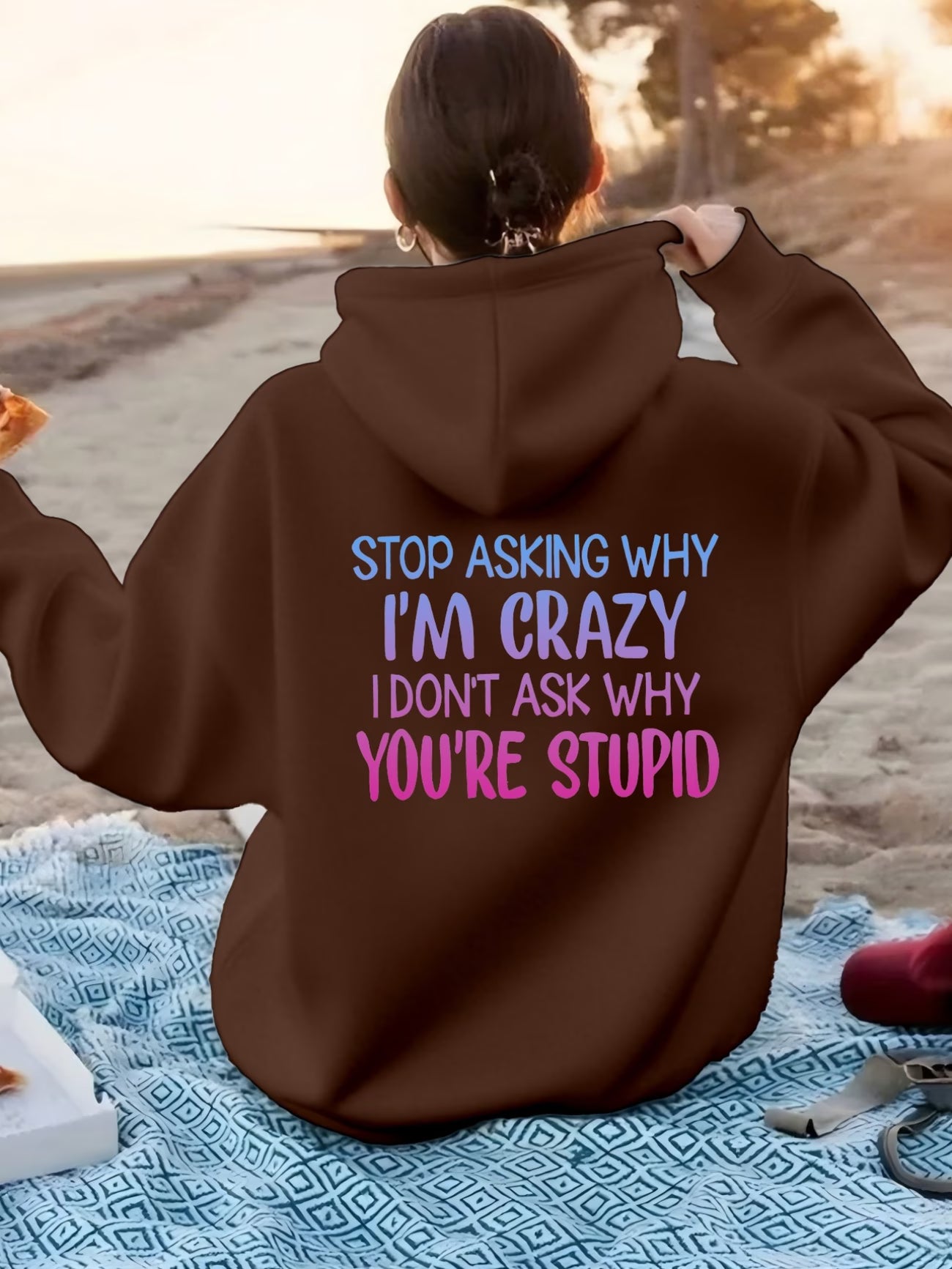 Hoodie with Back Print: