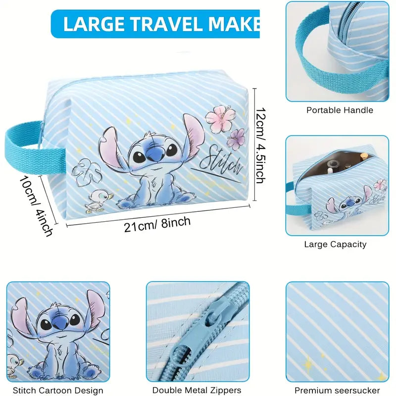 Disney 8Packs Stitch Cosmetic Bags
