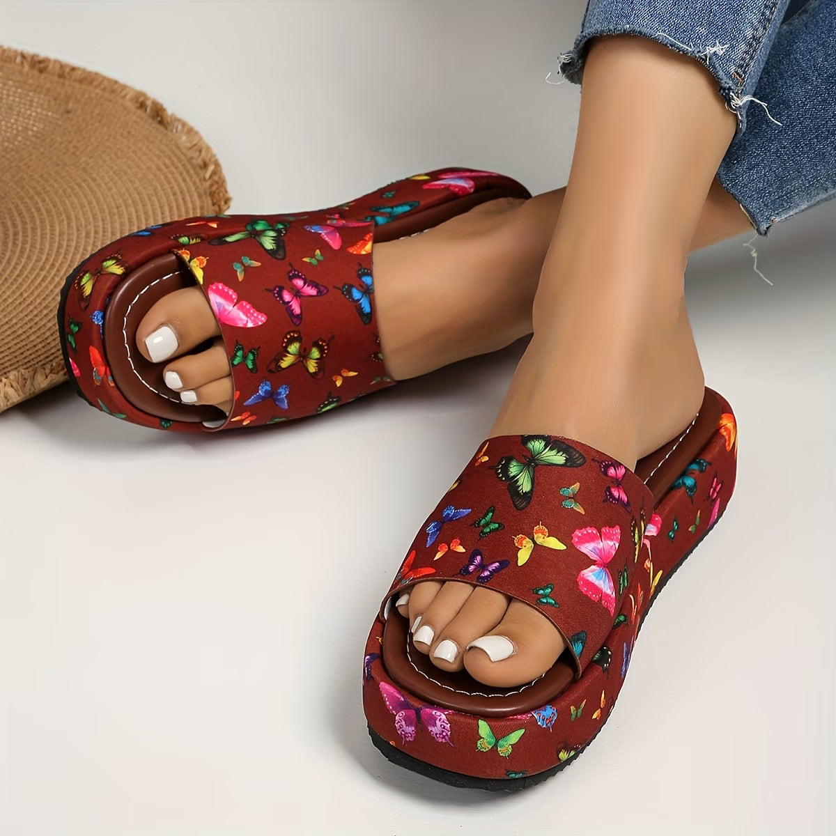 Summer Fashion New floral butterfly Style Sandals