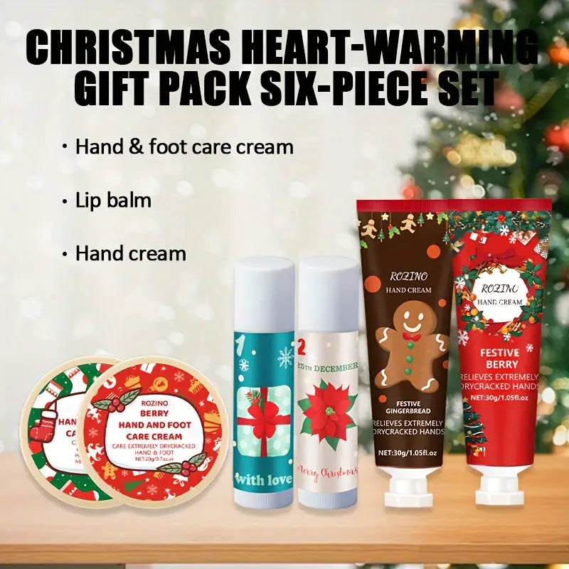 6 red Christmas gift