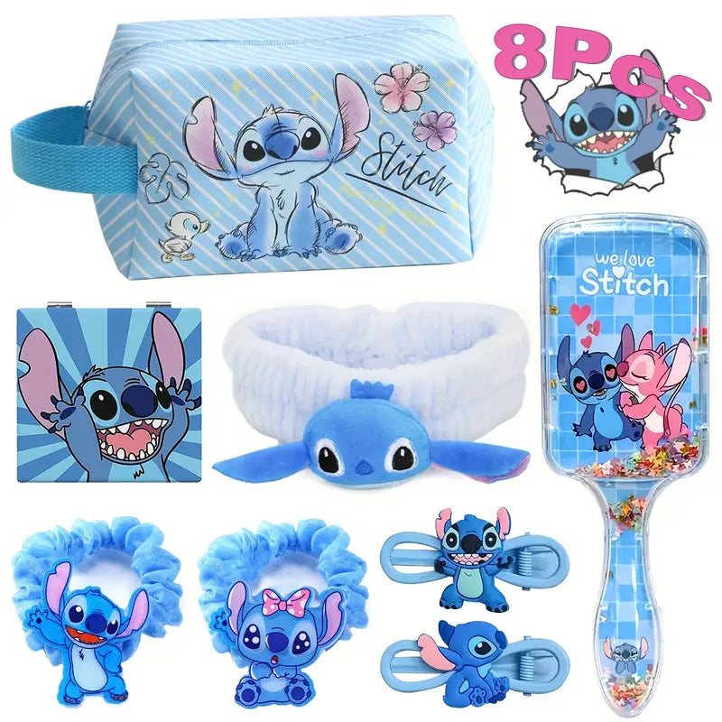 Disney 8Packs Stitch Cosmetic Bags