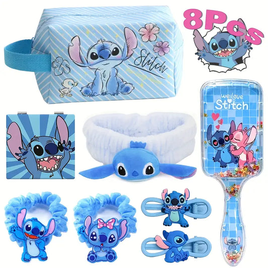 Disney 8Packs Stitch Cosmetic Bags
