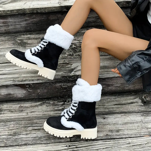 Women's Cozy Fleece-Lined Winter Boots