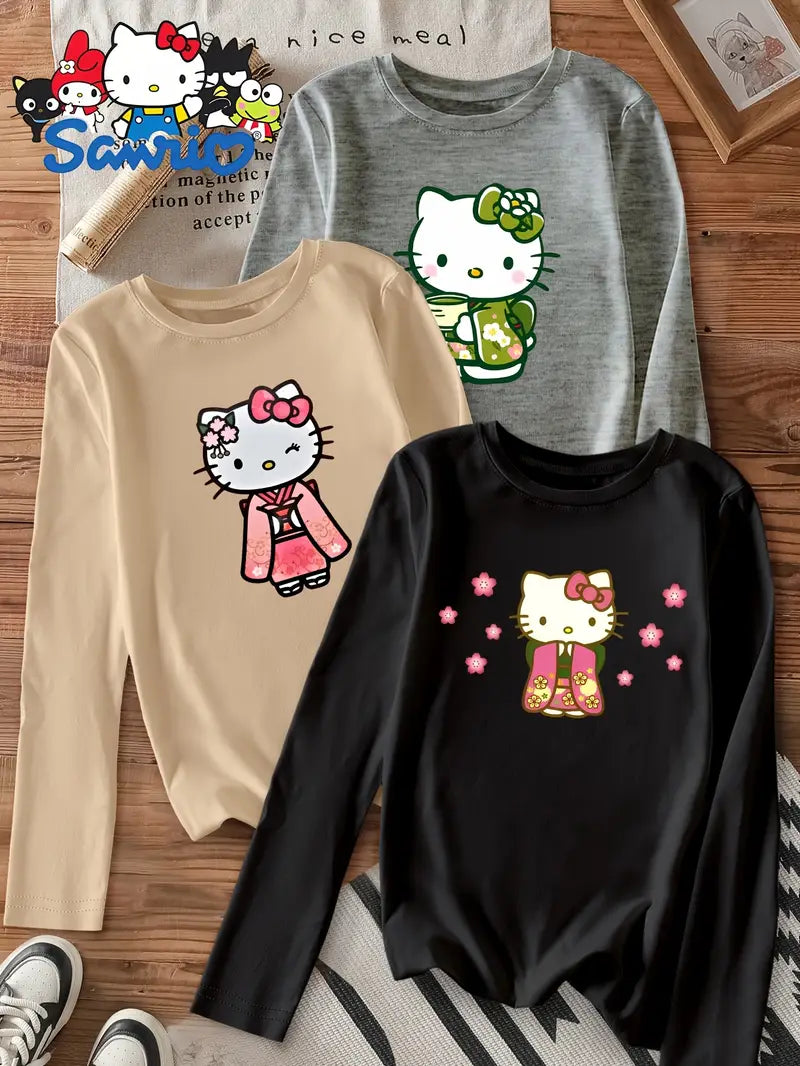 3pcs Set Combination of Sanrio Family for hello kitty