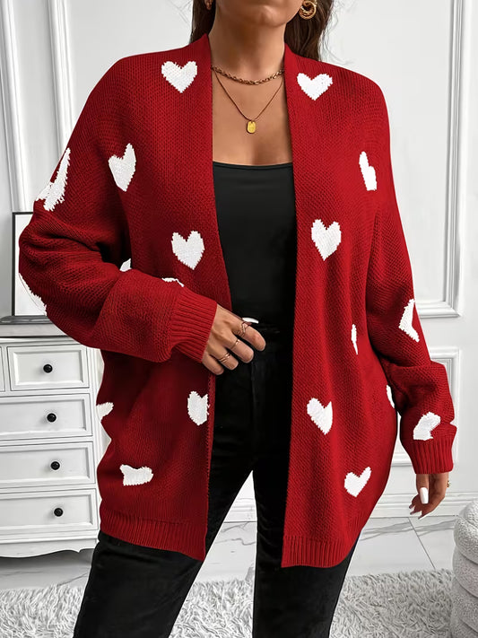 Women's  Heart Cardigan