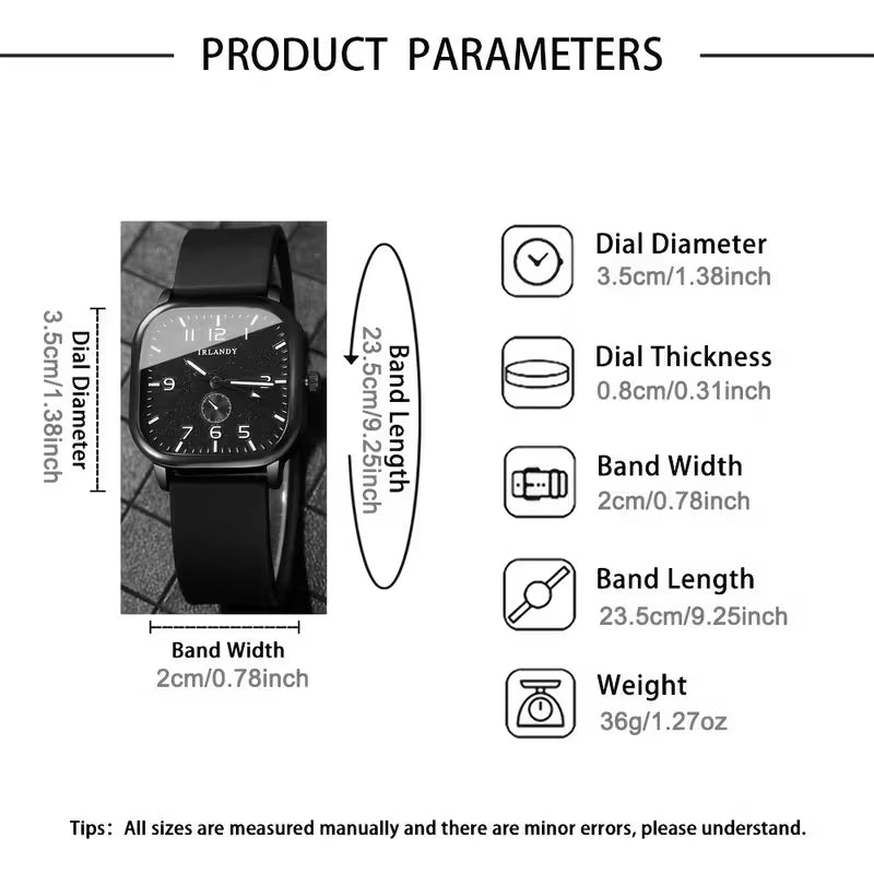 Retro Casual Stylish Fashion Men's Luxury Quartz Wristwatch,