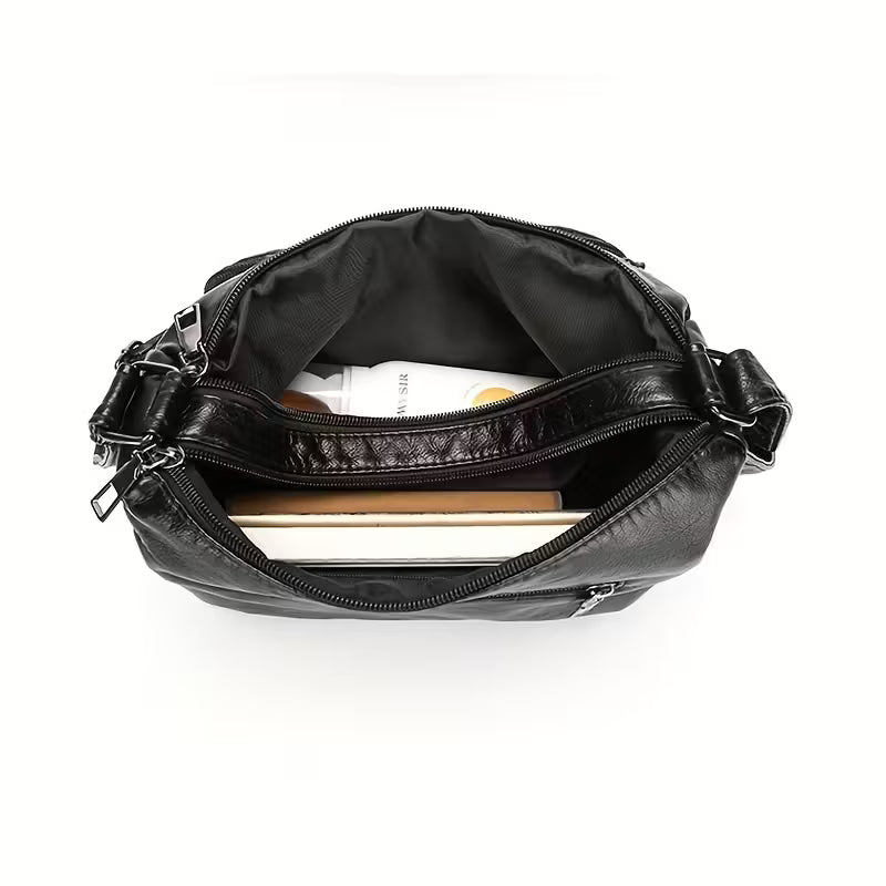 Soft Texture Fashionable Women'S Large Capacity Crossbody Bag,