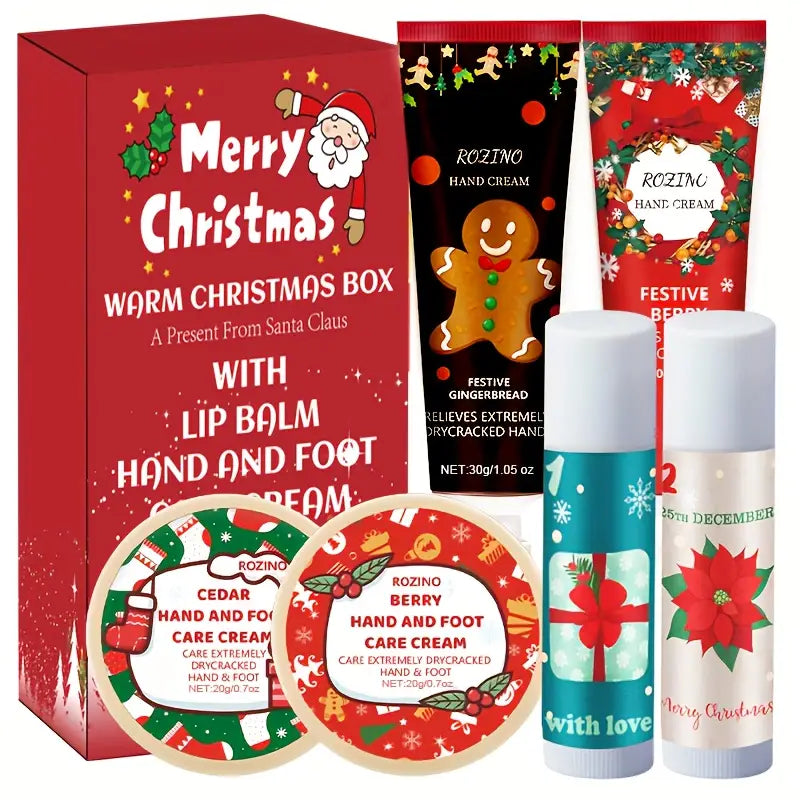 6 red Christmas gift